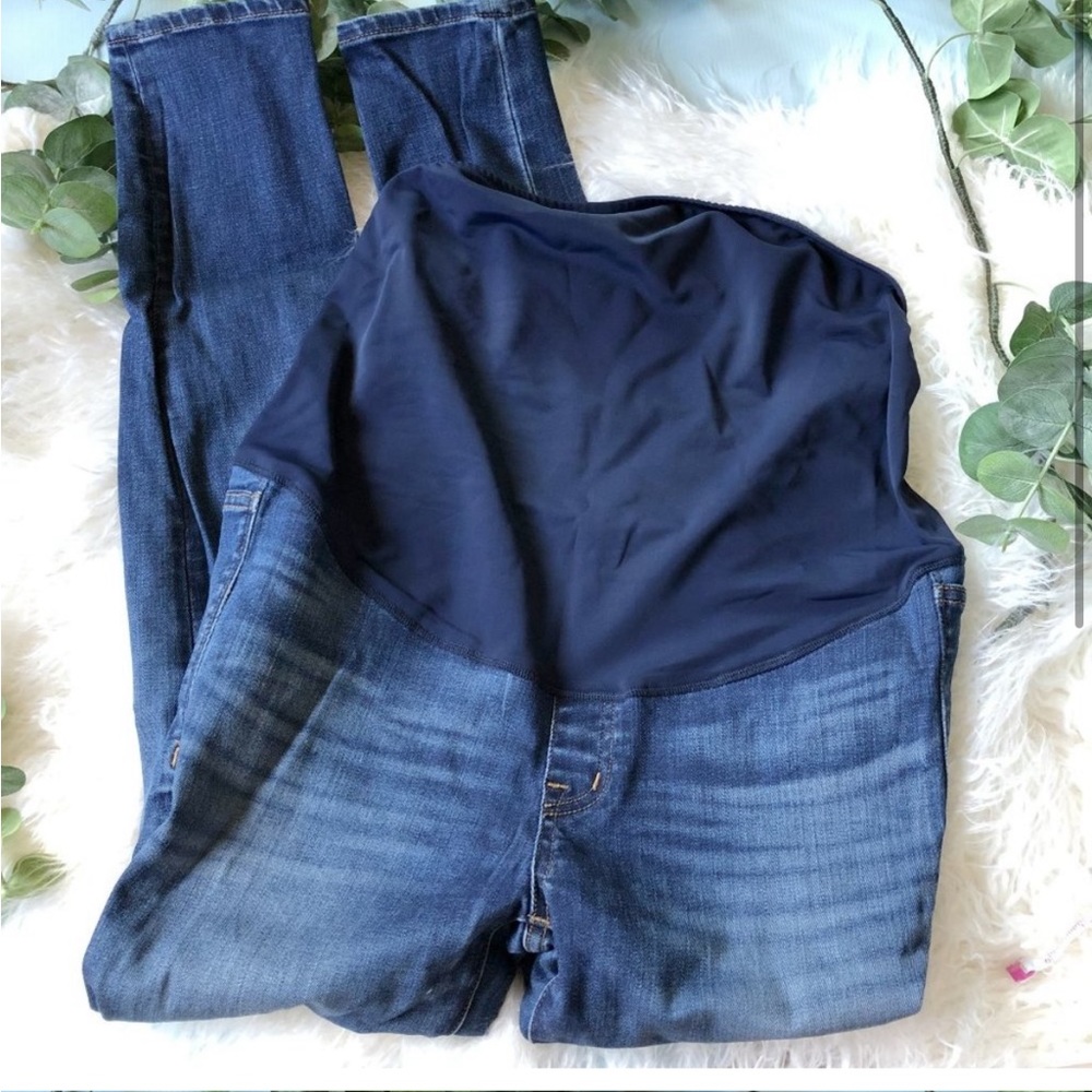 Madewell Maternity Skinny Jeans Over the Belly Pregnancy Jeans Bump 28 Pants
